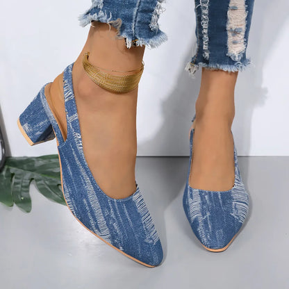 Denim Heels "Laoa"